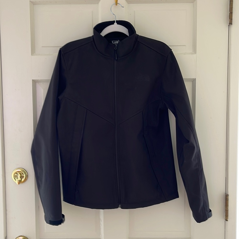 The North Face small fleece lined soft shell full zip great condition